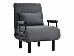 Online Sofá cama convertible, sillón regulable con 6 posiciones, canapé. Gris