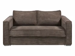 Best Vente-unique Sofá cama de 3 plazas con apertura italiana de pana beige LORETO Marru00f3n
