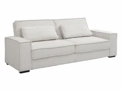 Online Vente-unique Sofá cama de 3 plazas convertible en terciopelo FINORO Beige