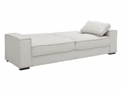 Online Vente-unique Sofá cama de 3 plazas convertible en terciopelo FINORO Beige
