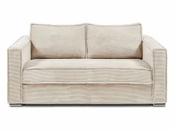 Sale Sofá cama de 3 plazas de apertura rápida de pana LORETO Sofás Y Sillones