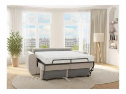 Sale Sofá cama de 4 plazas de apertura rápida de tela . Cama de 160 cm - Colchón de 14 cm BOLIPO Sofá - 4 Plazas