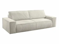 Vente-unique Sofá cama de 4 plazas de pana - AMELIA de Pascal Morabito