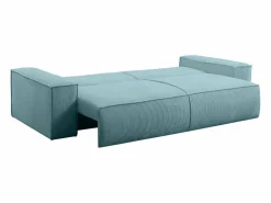 Vente-unique Sofá cama de 4 plazas de pana - AMELIA