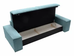 Vente-unique Sofá cama de 4 plazas de pana - AMELIA