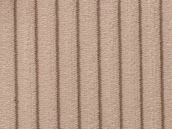 Vente-unique Sofá cama de 3 plazas de pana color láminas anchas - 22 cm LORETO