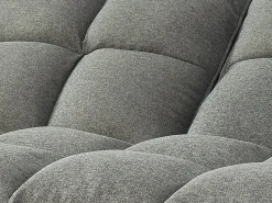 Vente-unique Sofá cama de 3 plazas de tela LOELINE chiné. Made for Design