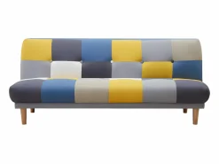 Best Vente-unique Sofá cama de 3 plazas de tela MARDAG Multicolor