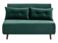 Sale Sofá cama de 2 plazas de terciopelo de estilo joven URIBIA. Sofá - 2 Plazas
