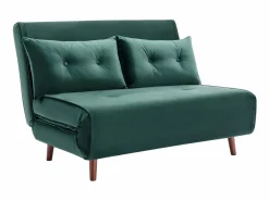 Sale Sofá cama de 2 plazas de terciopelo de estilo joven URIBIA. Sofá - 2 Plazas