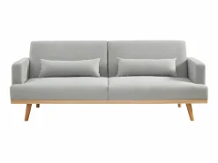 Vente-unique Sofá cama de 3 plazas de tela ESME
