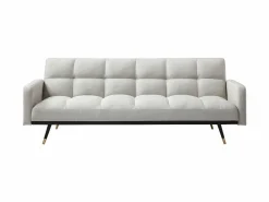 Vente-unique Sofá cama de 3 plazas de tela con vintage - ROREMA