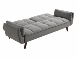 Vente-unique Sofá cama de 3 plazas de terciopelo GULCAN