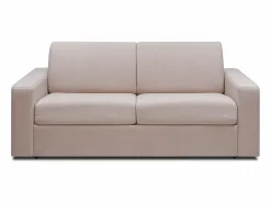 Vente-unique Sofá cama de 3 plazas de tela tipo italiano estilo juvenil COGLIO