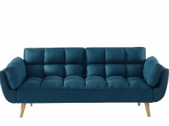 Vente-unique Sofá cama de 3 plazas de tela LOELINE . Made for Design