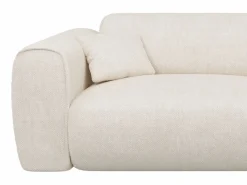 Vente-unique Sofá cama de 4 plazas en tela texturizada POGNIA