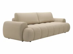 Vente-unique Sofá cama de 4 plazas en tejido FRIDORA