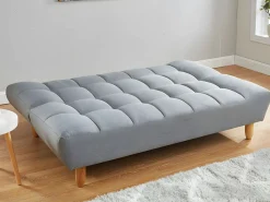Hot Vente-unique Sofá cama de 3 plazas ESTEBAN - De tela - Color Gris