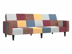 Hot vidaxl Sofá cama de 2 plazas tela Multicolor