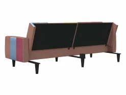 Hot vidaxl Sofá cama de 2 plazas tela Multicolor