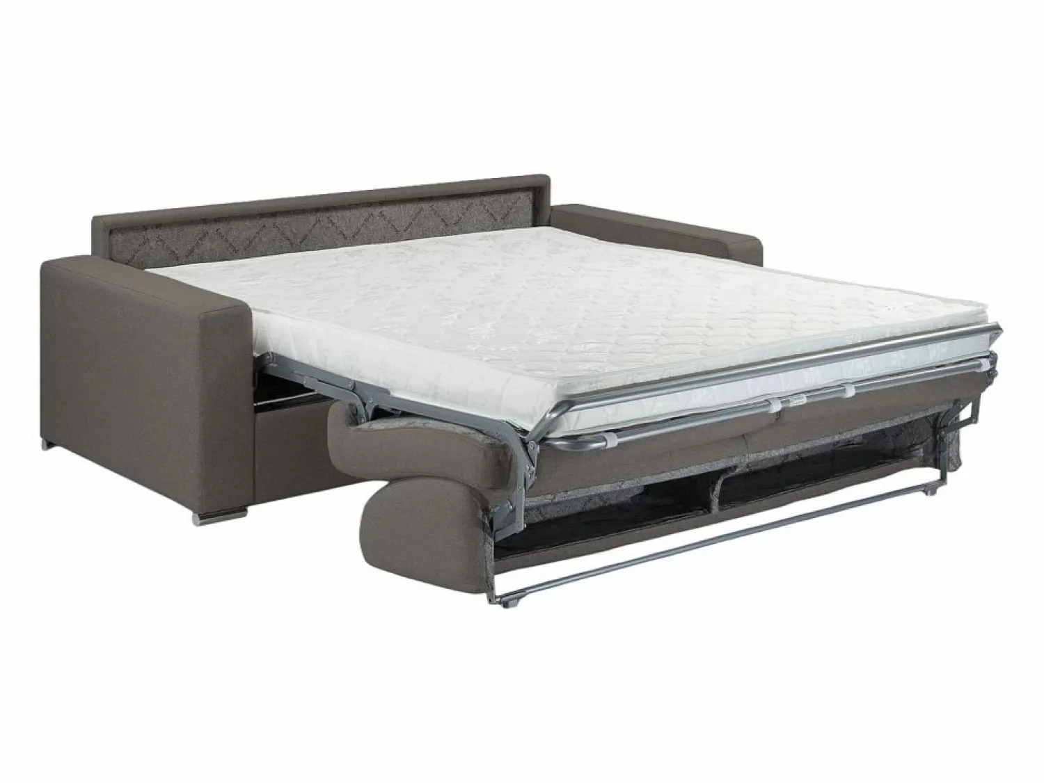 Best Vente-unique Sofá cama de apertura rápida 3p 14 cm tela - Color CALITO Azul
