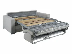Best Vente-unique Sofá cama de apertura rápida 3p 14 cm tela - Color CALITO Azul