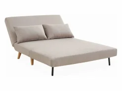 Best Sofá cama de con patas de madera, 2 plazas Sofá Escandinavo