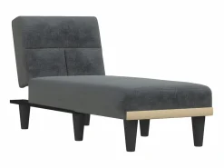 Sofá cama de tela oscuro PWFG53384