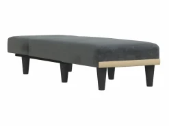 Sofá cama de tela oscuro PWFG53384