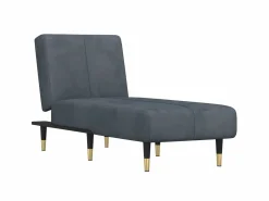 Clearance Sofá cama de terciopelo oscuro PWFG69708 Sillón Cama