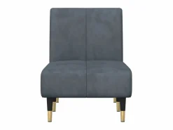 Clearance Sofá cama de terciopelo oscuro PWFG69708 Sillón Cama