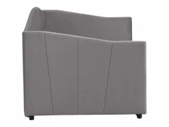 Best Sofá cama de terciopelo 180x200 cm - con cama nido - somier de láminas - Cama Nido