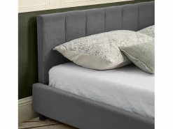 Hauss Spole Sofá cama doble 160x200cm con respaldo alto, somier de láminas, terciopelo