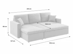 Sale Sofá cama esquinero reversible de 3 plaza Sofá Modular