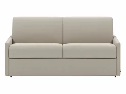 Vente-unique Sofá cama italiano 2p 22 cm tela - Color Gris CALIFE