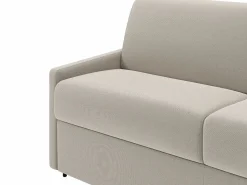 Vente-unique Sofá cama italiano 2p 22 cm tela - Color Gris CALIFE