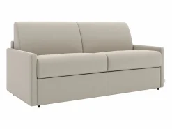 Discount Vente-unique Sofá cama italiano 4p 22 cm tela - Color Gris CALIFE Beige