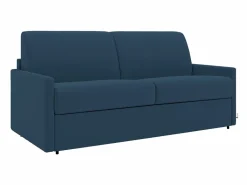 Vente-unique Sofá cama italiano 3p 22 cm tela - Color Gris CALIFE