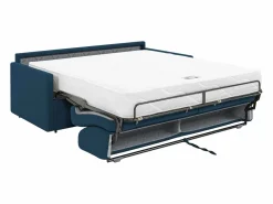 Vente-unique Sofá cama italiano 3p 22 cm tela - Color Gris CALIFE