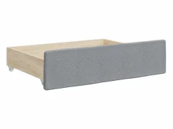 Sofá cama nido con cajones tela claro 90x200 cm Cama Diván|Cama Nido