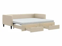 Best Sofá cama nido con cajones tela color 90x200 cm Cama Nido