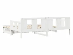 Sale Sofá cama nido con cajones madera maciza pino blanca 90x190 cm Cama Diván|Cama Nido