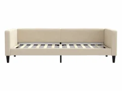 Outlet Sofá cama nido con cajones tela color 90x200 cm Cama Diván|Cama Nido