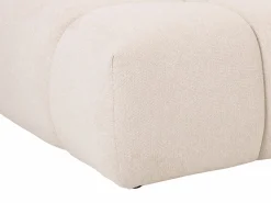 Vente-unique Sofá cama rinconera derecha de tela TRIMALDI