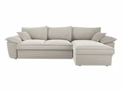 Online Sofá cama rinconera derecha de pana cerma de estilo charme francés vintage GUILLERMO Sofá Cama|Sofá Rinconera