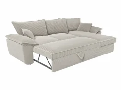 Online Sofá cama rinconera derecha de pana cerma de estilo charme francés vintage GUILLERMO Sofá Cama|Sofá Rinconera