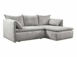 Vente-unique Sofá cama rinconera derecha de pana -TEODORA de Pascal Morabito