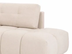 Vente-unique Sofá cama rinconera izquierda de tela TRIMALDI