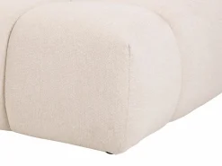 Vente-unique Sofá cama rinconera izquierda de tela TRIMALDI