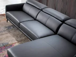 Angel Cerda Sofá chaise longue derecha piel 6041